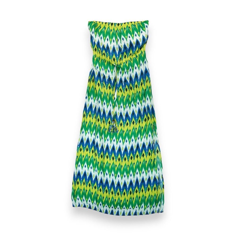 Vince Camuto Maxi Strapless Dress Green Women's Size‎ Small